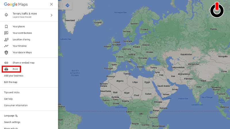 google analytics click map