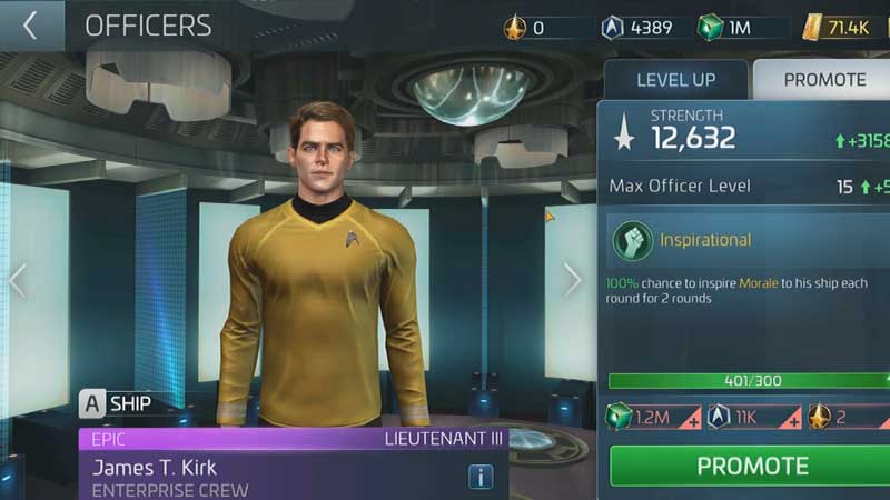 How To Promote Officers In Star Trek Fleet Command Games Adda 2101