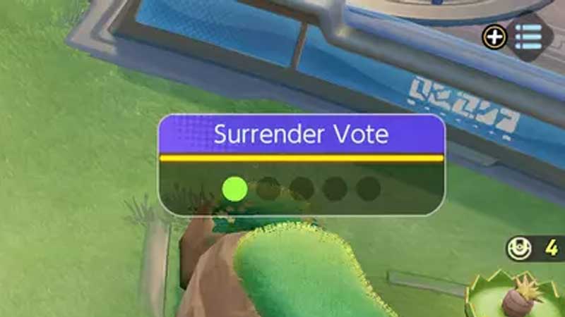 Surrender-Pokemon-Unite