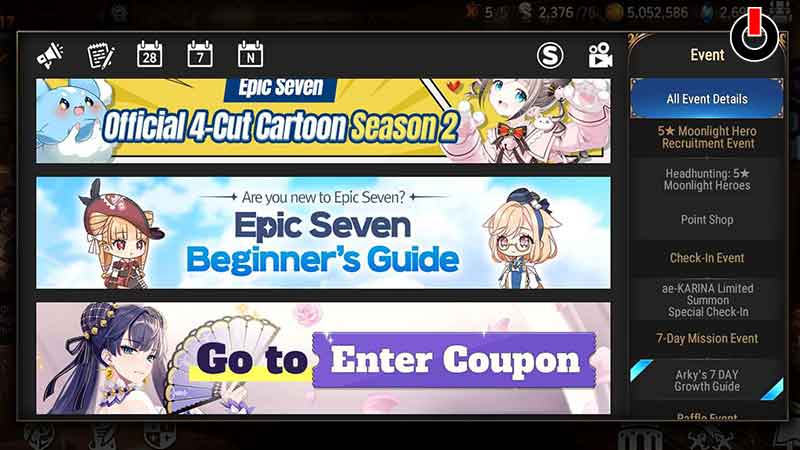 how-to-redeem-coupon-code-in-epic-seven-games-adda