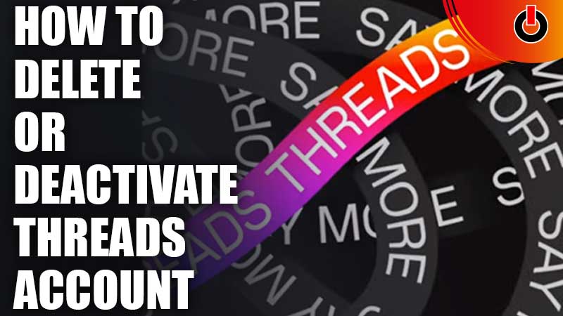 how to delete or deactivate threads account